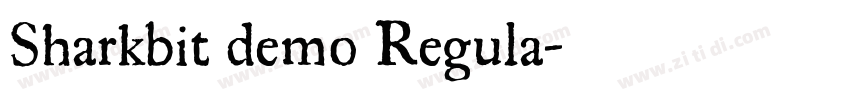 Sharkbit demo Regula字体转换
